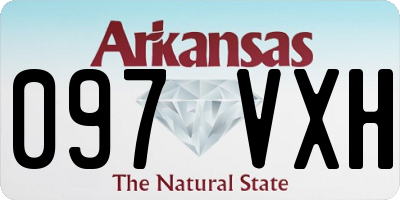 AR license plate 097VXH