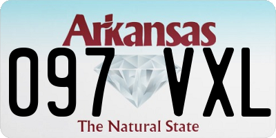 AR license plate 097VXL