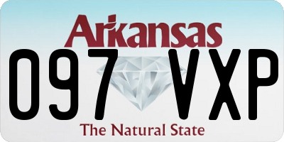 AR license plate 097VXP