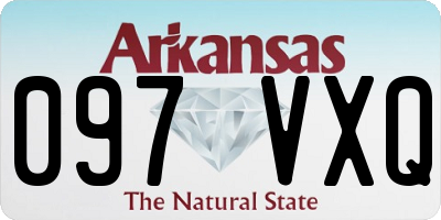 AR license plate 097VXQ