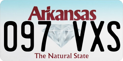 AR license plate 097VXS