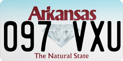 AR license plate 097VXU