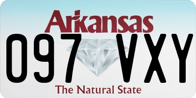 AR license plate 097VXY