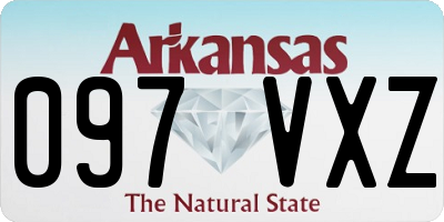 AR license plate 097VXZ