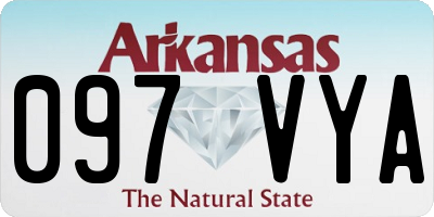 AR license plate 097VYA