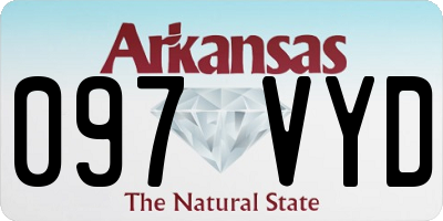 AR license plate 097VYD