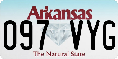 AR license plate 097VYG
