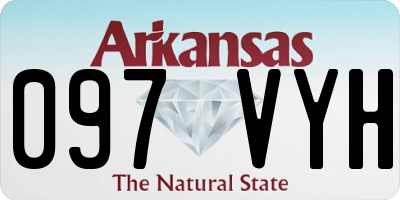 AR license plate 097VYH