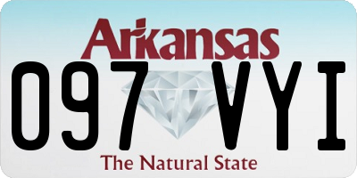 AR license plate 097VYI