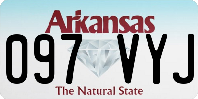 AR license plate 097VYJ
