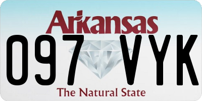 AR license plate 097VYK