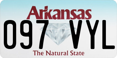 AR license plate 097VYL