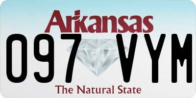 AR license plate 097VYM