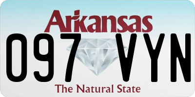AR license plate 097VYN
