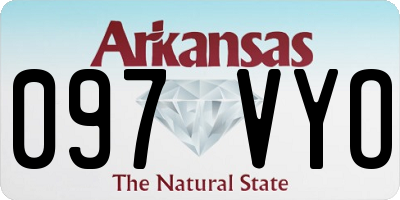 AR license plate 097VYO
