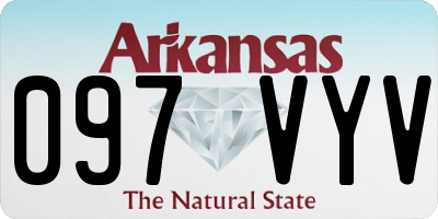 AR license plate 097VYV