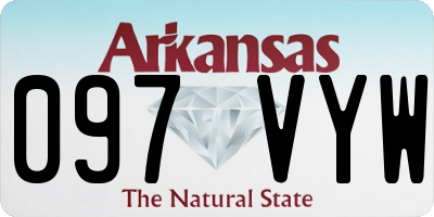 AR license plate 097VYW