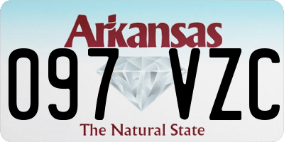 AR license plate 097VZC