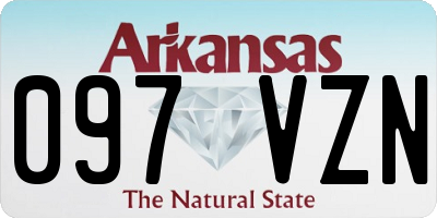 AR license plate 097VZN