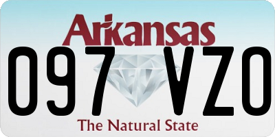 AR license plate 097VZO