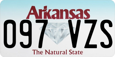 AR license plate 097VZS