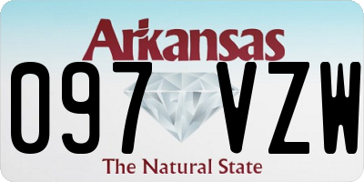 AR license plate 097VZW