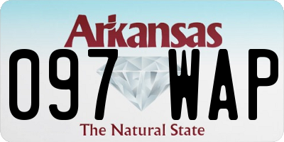 AR license plate 097WAP