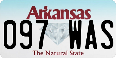 AR license plate 097WAS