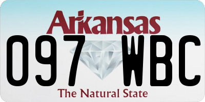 AR license plate 097WBC