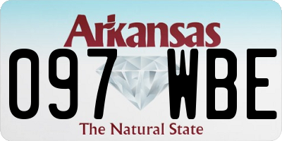AR license plate 097WBE