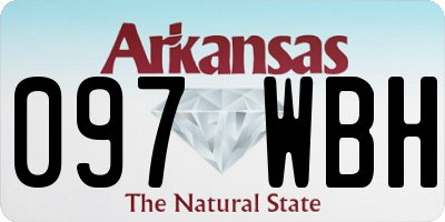 AR license plate 097WBH