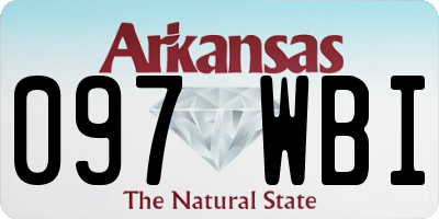 AR license plate 097WBI