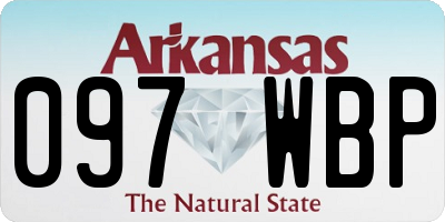 AR license plate 097WBP