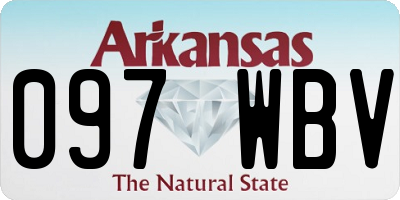 AR license plate 097WBV