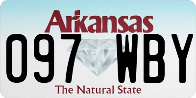 AR license plate 097WBY