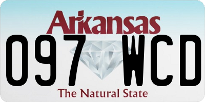 AR license plate 097WCD