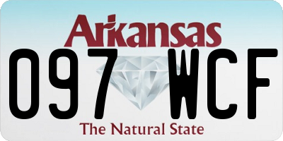 AR license plate 097WCF