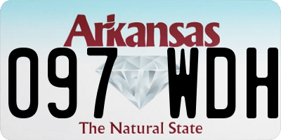 AR license plate 097WDH