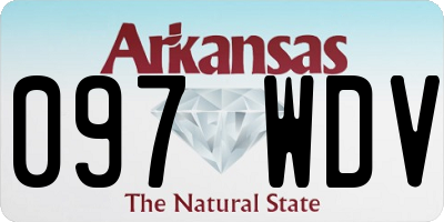AR license plate 097WDV
