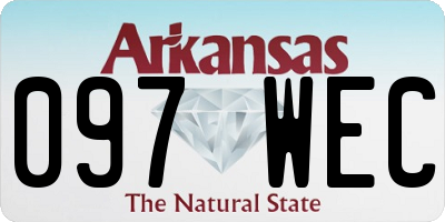 AR license plate 097WEC