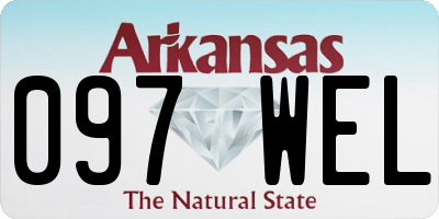 AR license plate 097WEL