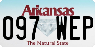 AR license plate 097WEP