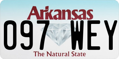 AR license plate 097WEY