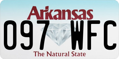 AR license plate 097WFC