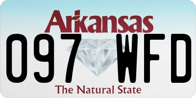 AR license plate 097WFD