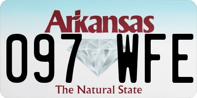AR license plate 097WFE