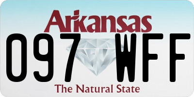 AR license plate 097WFF