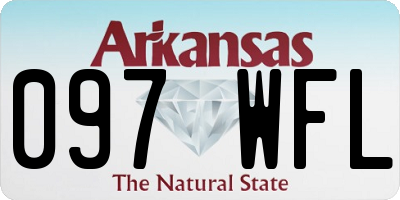 AR license plate 097WFL