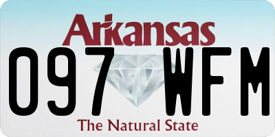 AR license plate 097WFM