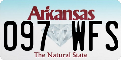 AR license plate 097WFS